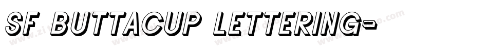 SF Buttacup Lettering字体转换